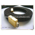 Flat HDMI Cable 1.4v 1080p Ethernet 3D with nylon mesh jacket